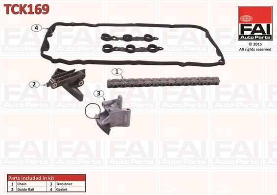 FAI AUTOPARTS Комплект цели привода распредвала TCK169